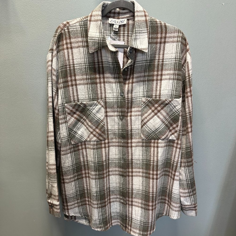 Plaid Flannel Shacket